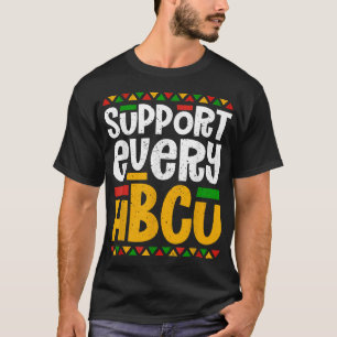 Camiseta Apoya Cada Hbcu Histórico Colegio Negro Histórico