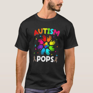 Camiseta Apoya con la Mano la Conciencia del Autismo Famili