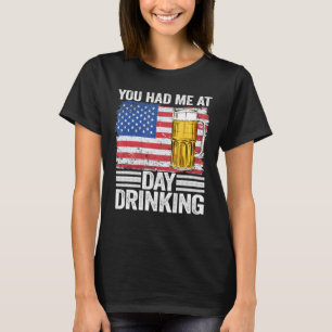 Camiseta Apoya el consumo de alcohol durante el día 4 de ju