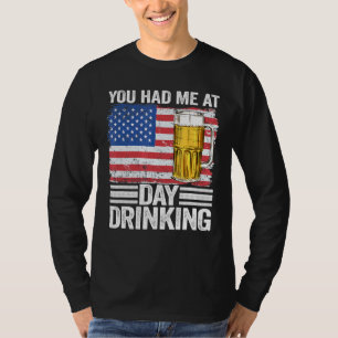 Camiseta Apoya el consumo de alcohol durante el día 4 de ju