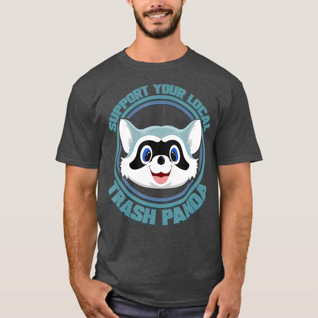 Camiseta Apoya el regalo de Trash Panda para Raccoon Lover (Anverso)