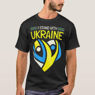 Camiseta Apoya la bandera de Ucrania Anti-Putin Di No a la
