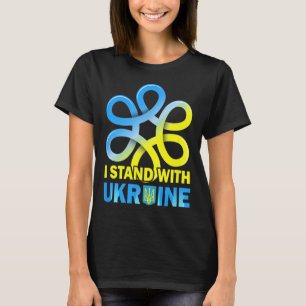 Camiseta Apoya la bandera de Ucrania Anti-Putin Di No a la