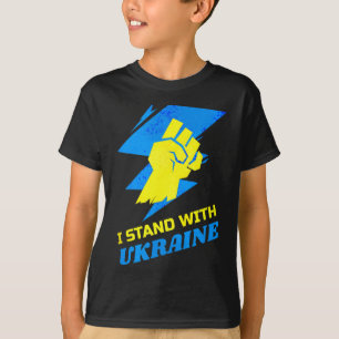 Camiseta Apoya la bandera de Ucrania Anti-Putin Di No a la 