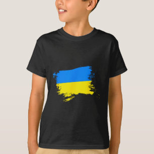 Camiseta Apoya la bandera de Ucrania Orgullo ucraniano Cora