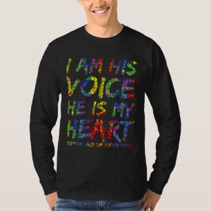 Camiseta Apoya la conciencia sobre el autismo mamás Soy su 
