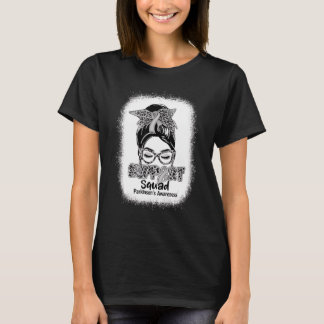 Camiseta Apoya la ley de Parkinson de Bun Gray Ribbon