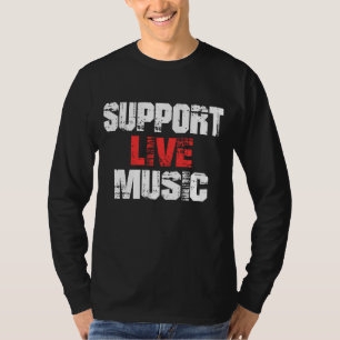 Camiseta Apoya la Música en Vivo