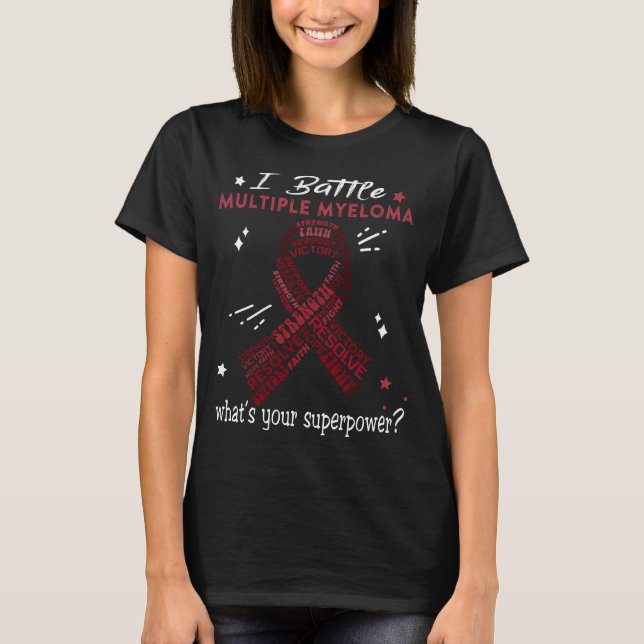 Camiseta Apoya los regalos de la cinta de sensibilización s (Anverso)