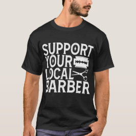 Camiseta Apoya su Barber local 2024