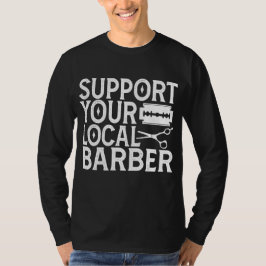 Camiseta Apoya su Barber local 2024