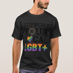 Camiseta Apoya Su Lgbt Lgbt Lesbian Gay Orgulloso Que