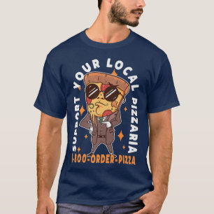 Camiseta Apoya su Pizzaria Pizza 30735335 local