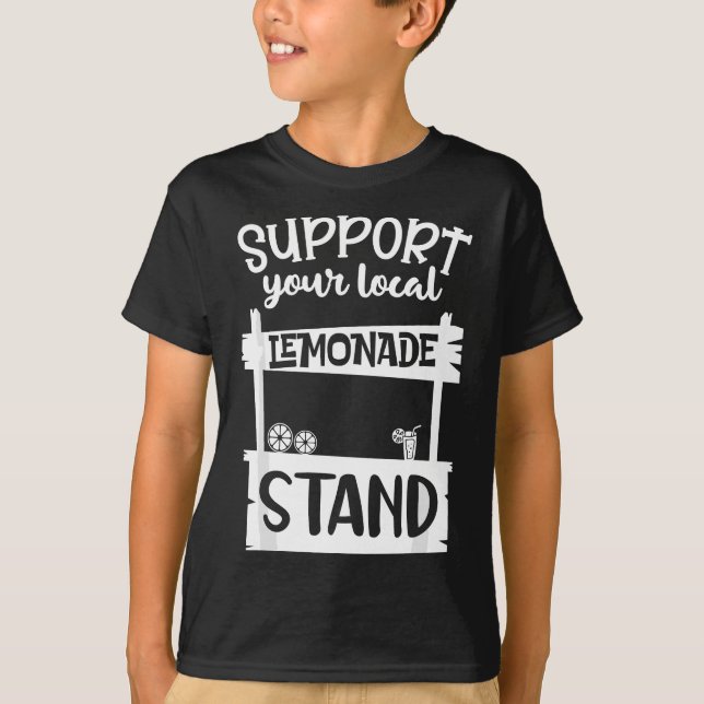 Camiseta Apoya sus vacaciones de verano en el stand local d (Anverso)