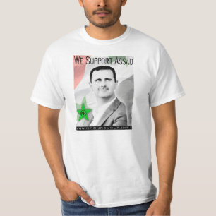 Camiseta ¡Apoyamos a Bashar Assad!