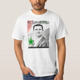 Camiseta ¡Apoyamos a Bashar Assad!