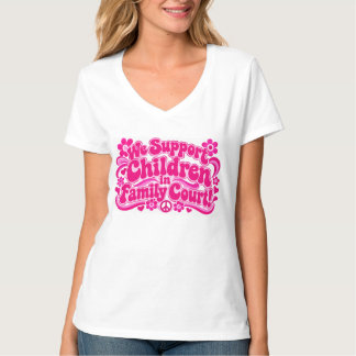 Camiseta Apoyamos a los niños en el tribunal de familia