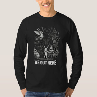 Camiseta Apoyamos a todos sus criptidios místicos locales