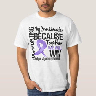 Camiseta Apoyando a mi nieta - el linfoma de Hodgkin