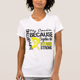 Camiseta Apoyando a mi primo nos colocamos fuertes - los