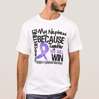 Camiseta Apoyando a mi sobrino - el linfoma de Hodgkin