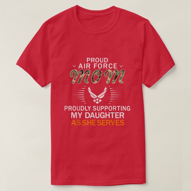 Camiseta Apoyando con orgullo a mi hija y orgullosa madre d (Diseño del anverso)