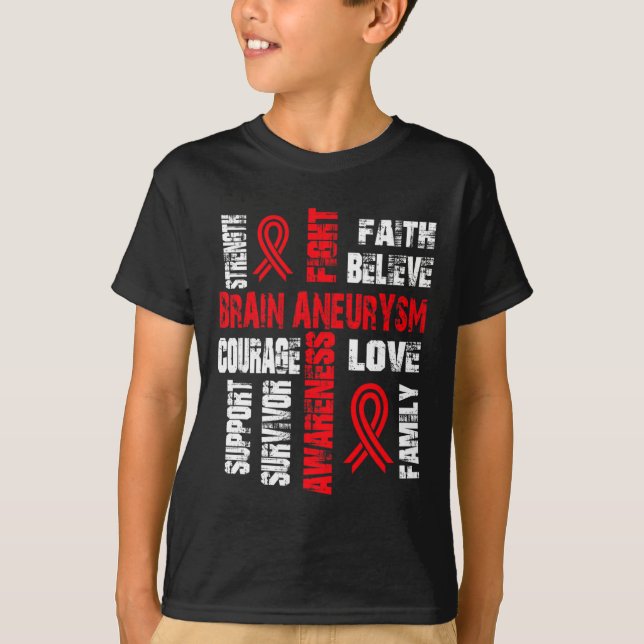 Camiseta Apoyar a BRAIN ANEURYSM (Anverso)