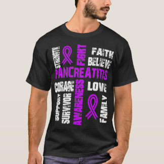 Camiseta Apoyar a creer y luchar contra PANCREATITIS