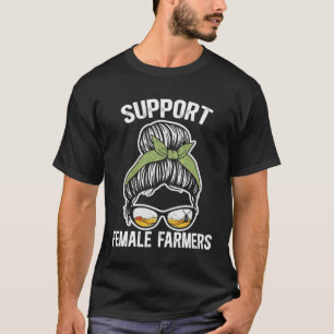 Camiseta Apoyar A Las Agricultoras Estadounidenses Que Cult