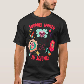 Camiseta Apoyar A Las Mujeres En La Ciencia