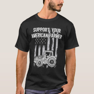 Camiseta Apoyar a los agricultores estadounidenses para apo