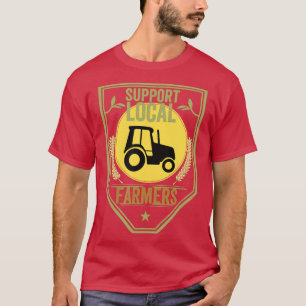 Camiseta Apoyar a los agricultores locales cultivando a un 