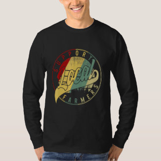 Camiseta Apoyar a los agricultores locales Mercado de agric