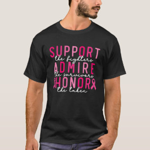 Camiseta apoyar a los combatientes admirar a los sobrevivie
