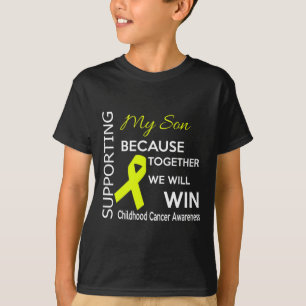 Camiseta Apoyar a mi hijo porque juntos ganaremos