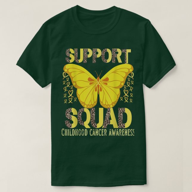 Camiseta Apoyar a Squad Child Cancer Awareness Support (Diseño del anverso)