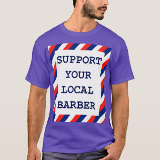 Camiseta apoyar a su barbero local 20