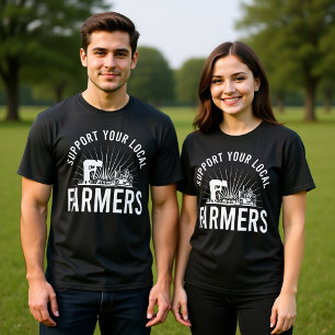 CAMISETA APOYAR A SUS AGRICULTORES LOCALES