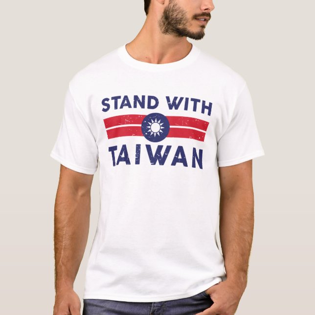 Camiseta Apoyar a taiwan (Anverso)