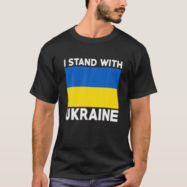 Camiseta Apoyar a Ucrania (Anverso)