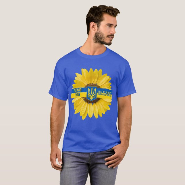 Camiseta Apoyar a Ucrania (Anverso completo)