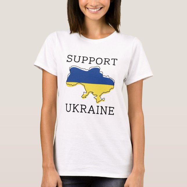 Camiseta Apoyar a Ucrania (Anverso)