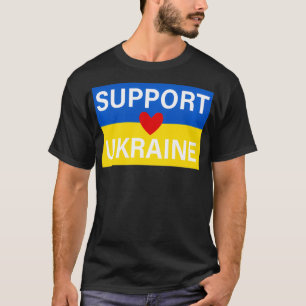 CAMISETA APOYAR A UCRANIA CON CORAZÓN