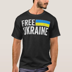Camiseta Apoyar a Ucrania con Ucrania sin bandera
