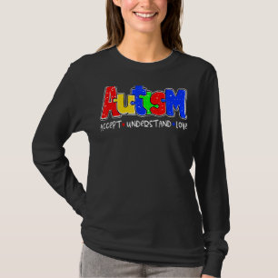 Camiseta Apoyar Aceptar Comprender Amor El Premio Mundial D