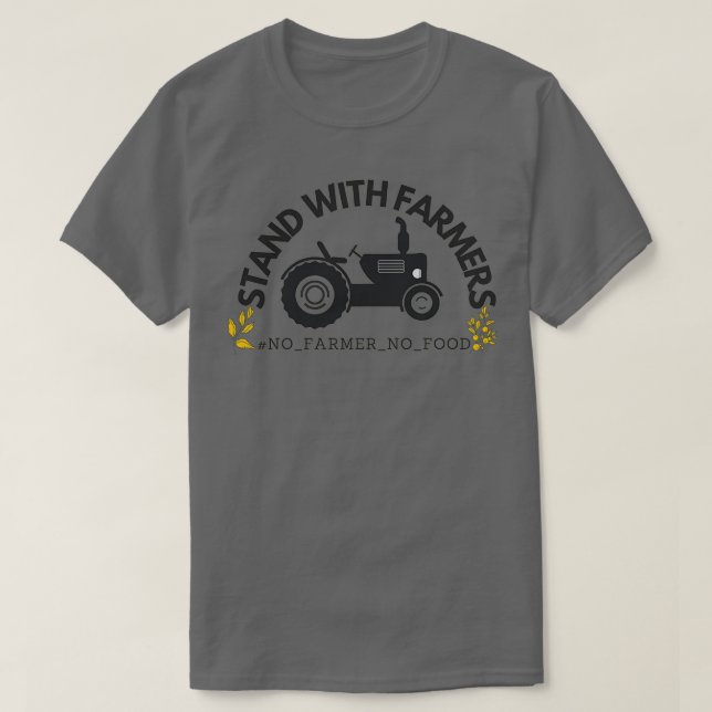 Camiseta apoyar al granjero (Diseño del anverso)