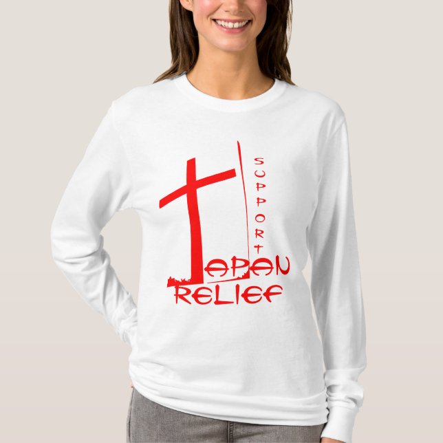 CAMISETA APOYAR EL ALIVIO DE JAPÓN (Anverso)