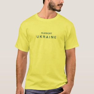 Camiseta Apoyar el amarillo de Ucrania