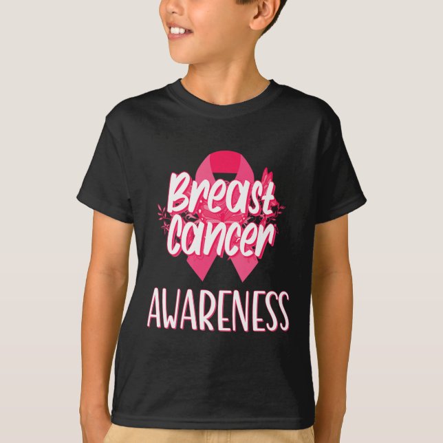 Camiseta Apoyar El Cáncer De Mama Escuadrón - En Octubre Us (Anverso)