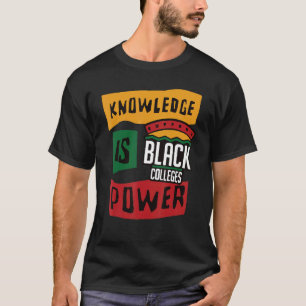 Camiseta Apoyar el conocimiento de los colegios negros es p